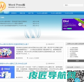 WordPress啦-WordPress主题模板插件分享 WordPress建站安装教程