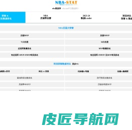 nbastat-nba数据库-nba球员数据统计网站