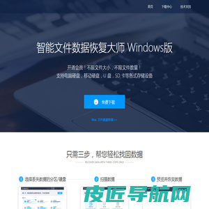 免费文件数据恢复软件: 智能文件数据恢复大师
